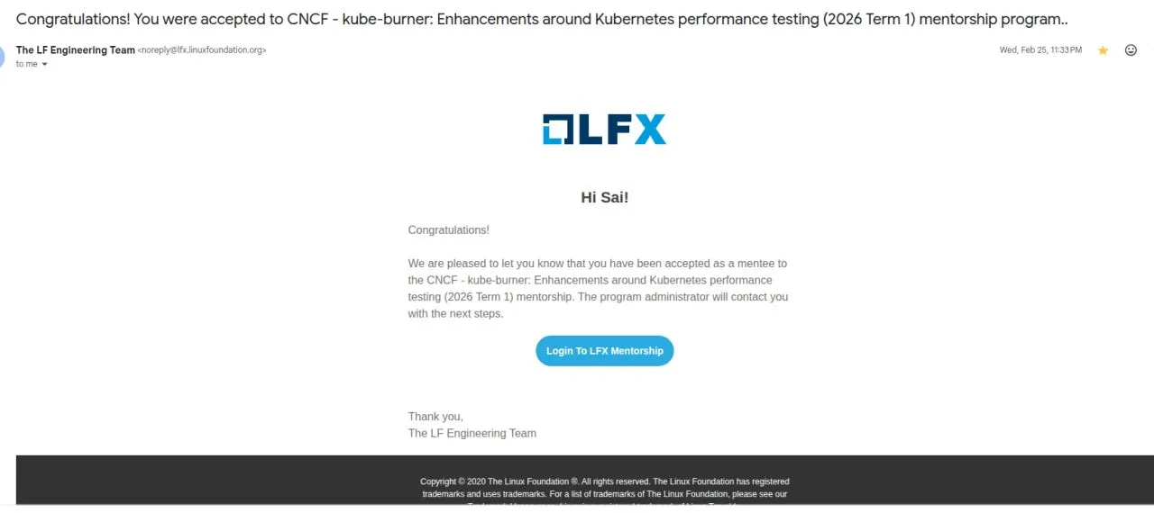 lfx acceptance